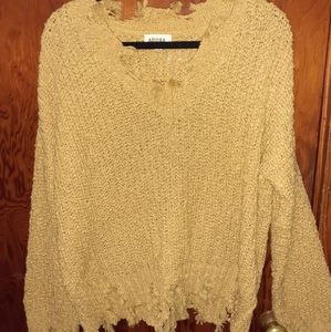 ADORA DISTRESSED SWEATER